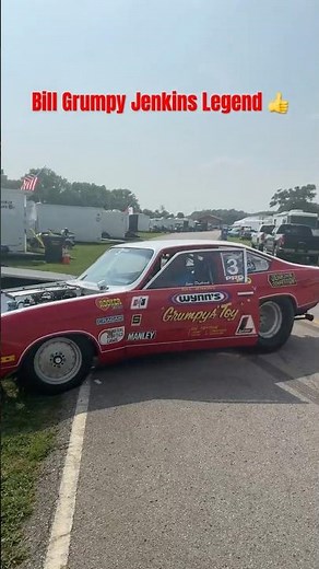 Bill GrumpyJenkins Pro stock Vega at nostalgia nationals #nhra