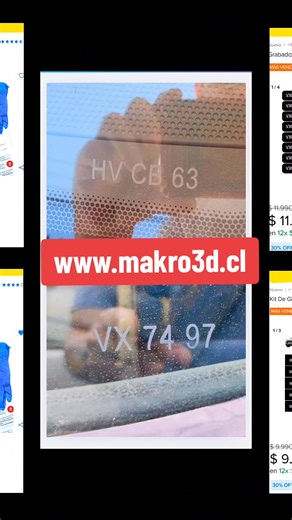 Kit Grabado de patente disponible en nuestra web más información al 56948934961 #kitgrabadodepatente #grabadodepatentes #grabadodepatentes #chile #auto #vehiculo #CapCut