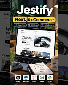 Next.js eCommerce Website ⚡ | Jestify 2026