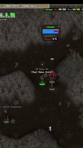Ultima Online Outlands Time Dungeon #shorts #games #mmorpg