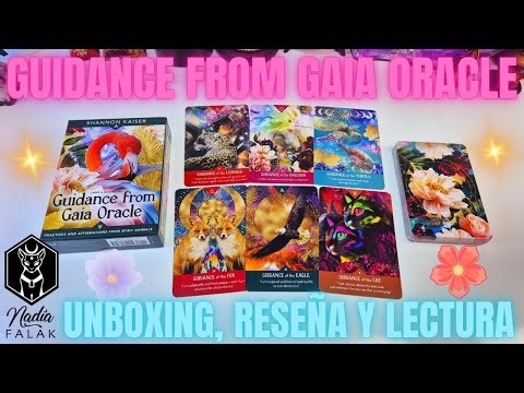 Guidance from Gaia Oracle 🌎 Unboxing, Review and Reading 💜 Nadia Falak