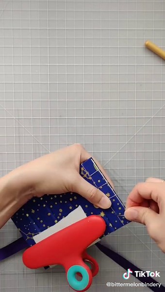 Epic Constellation Notebook Bookbinding Process