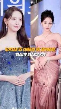 The Crazy Differences Between Korean, Chinese, and Japanese Beauty Standards!😱 #shorts