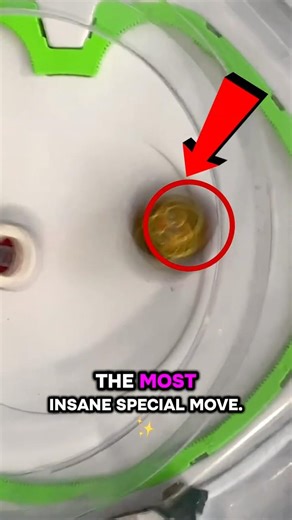 The CRAZIEST Beyblade Special Move #beyblade #beybladeburst #beybladex #shorts