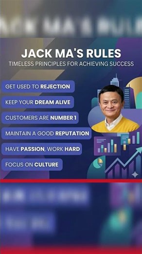 Jack mas rules #jackmasuccess #billionarerules #successmindset