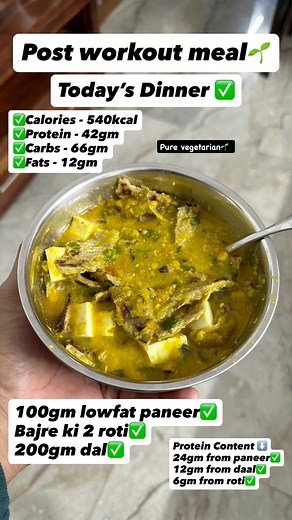 Din ke 3 meals as a pure vegetarian 🌱 athlete #diet #mealprep #vegetarian #fitness | Vishal Bhati