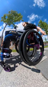 Roll with me through a rare sunny day in Derry/Londonderry. I’m going on holiday soon and thought this would be the perfect opportunity to try out my Loopwheels urban. I plan to take my loopwheels on holiday as I’ll be pushing outside a lot. The suspension wheels look amazing and were great over the bumpy ground. They didn’t make my hip as sore as my regular wheels would. The only cons are that they make your chair slightly wider and I found the push rims a bit slippy and hard to break going dow