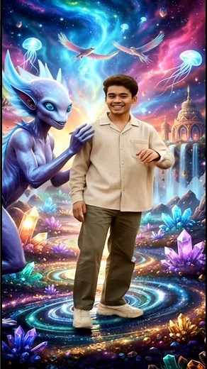 Alien Encounter in Real Life! 👽 UFO Lands & Takes Me to Another Planet 🚀 #Shorts