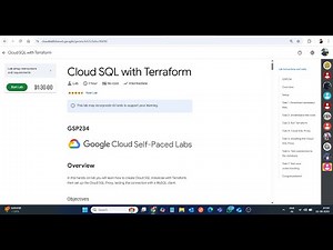 Cloud SQL with Terraform || Lab Solution || Google Cloud Arcade 2025