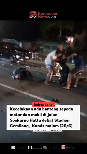 68K views · 382 reactions |  ADU BANTENG MOTOR VS MOBIL DI DEKAT...