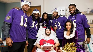 21K views · 451 reactions | Spreading holiday cheer at MedStar Health  | Baltimore Ravens | Facebook