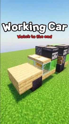Minecraft Working Car 🚗