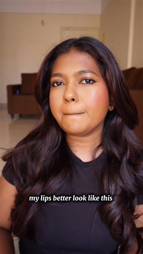 Truly Sana on Instagram: "Okay but this red lip combo actually did what it was supposed to do 👀❤️ Creamy liner, comfy matte, and that soft ombré just comes together on its own. Christmas makeup? Sorted. @prishebeauty #collab . . . . . . . . [Makeup, makeup lover, lipstick, swatch, brown skin, dusky skin, lip combo, red lip combo, ombre lips, Bangalore, Tamil, fyp] #makeup #lipcombo #brownskin #duskyskin #redlip #redlipcombo #lipstick #swatch #brownlipstick #recommendations #christmasmakeup #che