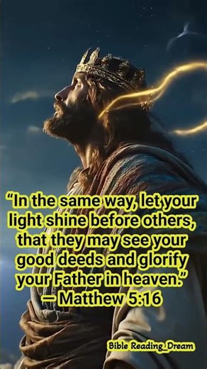 Let Your Light Shine | Live for God’s Glory | Matthew 5:16 #jesus #shorts #god #quotes #bibleverse