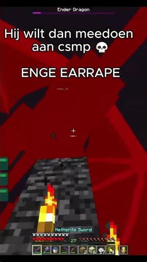 Hij wil dan meedoen aan CSMP 💀