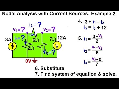 Electrical Engineering: Ch 3: Circuit Analysis (4 of 37) Nodal Analysis w/ Current Sources: Ex. 2