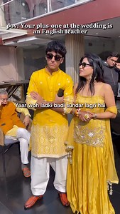 1.4M views · 12K reactions | POV : your plus one at the wedding is an English teacher 來浪 Special thank you to my favourites @raghavvkhanna_ @ashi_khanna @tarunkharbanda07 @swati.khanna.7545 @shwetachgh @aryyyy.11 Guys there is a slight error in the editing - the spelling of tantalising : TANTALISING 﫶 Jewellery from none other than @naazukjewels | Divya Khanna - Transforming lives | Facebook