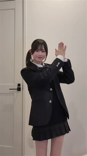 もうすぐFJK終わってしまうので制服で投稿してみます🏫 #09 #fjk #jk #梶原叶渚 | school costume girl