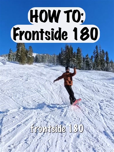 Learn how to Front 1 with this step by step progression #snowboarding#180 #howto #progression