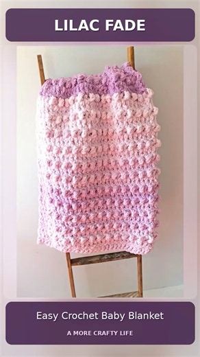 Easy Chunky Crochet Baby Blanket Free Pattern Tutorial #crochet
