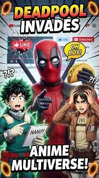 Deadpool Invades Anime Multiverse and BREAKS Reality! (MHA, AOT, DBZ)