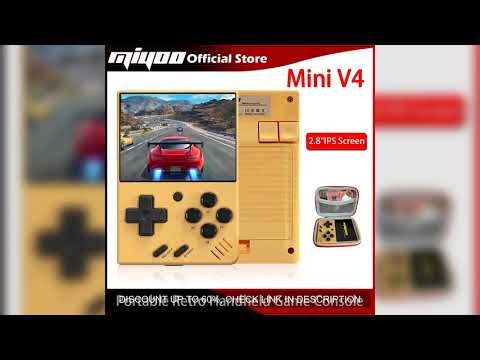 MIYOO MINI V4 Portable Retro Handheld Game Console 2.8''Inch IPS Screen Video Game Consoles Linux Sy