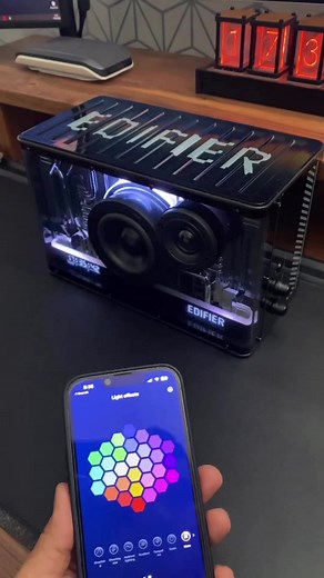 Quick unboxing and demo of Edifier QD35 Speaker🔥🔥🔥 #edifier #qd35 #speaker #rgb #fypシ #foryou