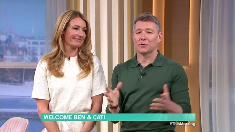 Cat Deeley and Ben Shephard present first This Morning together (ITV)