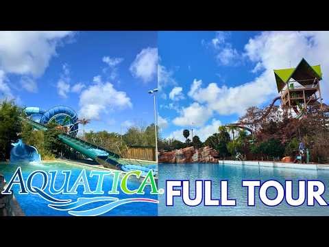 Our FULL Tour of Aquatica Orlando 2026: Florida's BEST Water Park & Water Slides!