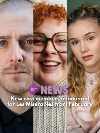 New cast members are joining the West End production of @lesmisofficial next month! Harry Hepple joins as Thénardier, Lizzie Bea as Madame Thénardier and Jess Folley will step into the role of Éponine. Catch them at the Sondheim Theatre from 2 February. #jessfolley @jessfolleyofficial #westendtheatre #londontheatre #musicaltheatre
