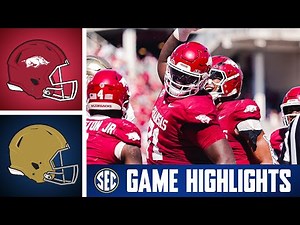 No. 22 Notre Dame Fighting Irish at Arkansas Razorbacks | Game Highlights | 2025 SEC Football
