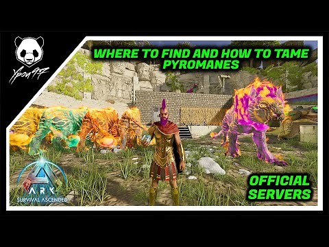 Where To Find And How To Tame Pyromanes | ARK: Survival Ascended