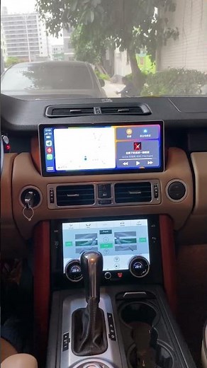 Dual Android Screen Upgrade for Range Rover L322 (2002–2012) | CarPlay + Digital AC Display