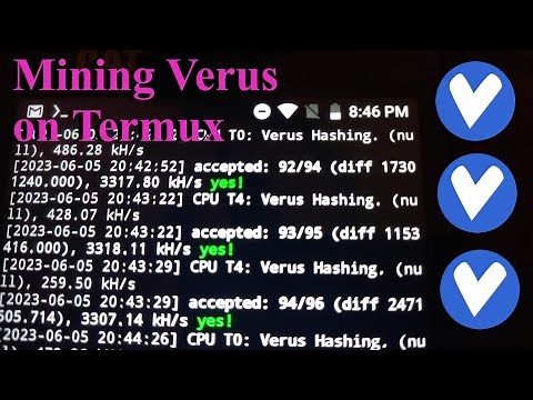 Installing CCminer on Termux │ Verus Mining