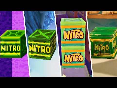 Evolution of Nitro in Crash Bandicoot games (1997 - 2020)