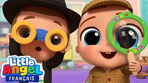 Bébé Louis joue ensemble avec son ami qui vient à la maison aujourd'hui. Jouets, voitures, ballons et jeux… C’est toujours mieux de s’amuser à deux. Une comptine pour apprendre à bien jouer avec les autres. #littleangelfrancais​ #bebelouis​ #comptineslittleangel | Little Angel - Français
