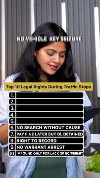 Top 10 Legal Rights During Traffic Stops #top10 #shortsfeed