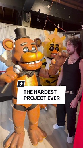 the hidden challenges when making FNAF in real life #socksfor1 #socks #fnaf #fnafirl #bts #behindthescenes #fnafsecuritybreach #fnaf3 #fnafmovie #freddy #freddyfazbear #bonnie #chica #foxy #fnafbehindthescenes #socksirl #socksfor2 #socksfor3