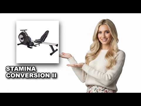 Stamina Conversion II Recumbent Exercise Bike and Rower - Life-Changing Home Cardio Workouts