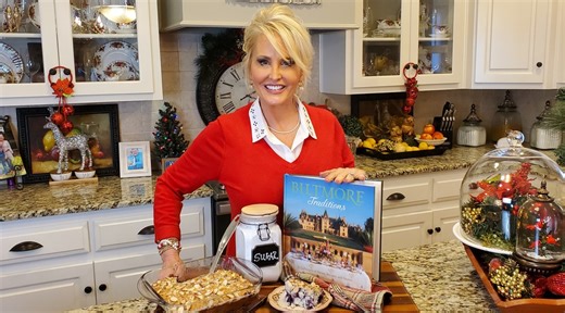 Biltmore House BLUEBERRY & ALMOND COFFEE CAKE Apparently the Biltmore House like a good SHORTCUT too!!!! It's no wonder this recipe is in the Biltmore House Traditions Cookbook! It's the best coffee cake we've ever had! And, it's the easiest cake I've ever made!!!! Ingredients Cake 1 cup sour cream 1/2 cup milk 2 teaspoons orange zest 3/4 cup fresh or frozen blueberries 2 (7-ounce) packages Blueberry muffin mix 1/2 cup sliced almonds, toasted Glaze 1 cup confectioners' sugar 2 tablespoon milk 1/