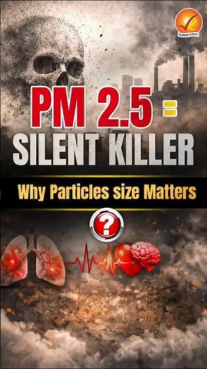 PM2.5 vs PM10 Explained | Why Smaller Pollution Kills Faster? | UPSC Environment Short