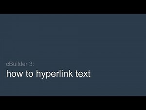 How To Hyperlink Text