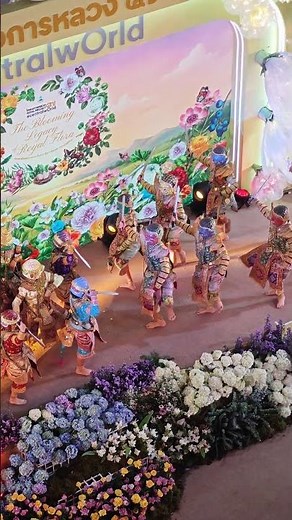 Thai Khon Masked Dance Performance 🎭 CentralWorld Bangkok
