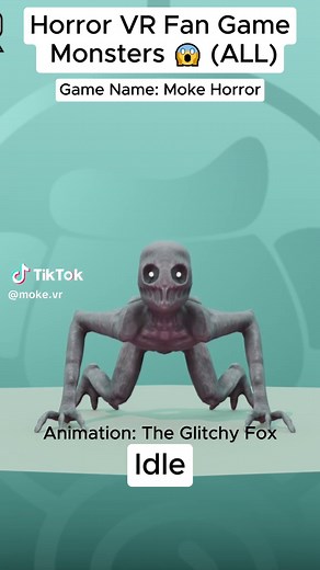 Scary VR Horror Monsters 😱 #gorillatag #vr #vrhorror #quest2 #quest3 #gtag #mokevr