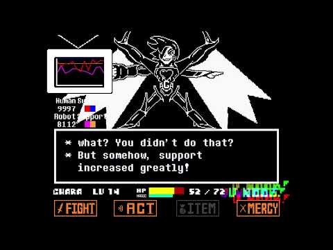 OverSave-Tale Mettaton Rebalanced by JustALazy Noob Mode 1 Heal