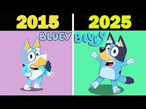 The FIRST Version of BLUEY! (Pilot vs Series)