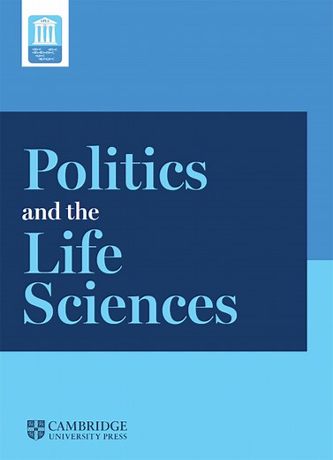 Politics and the Life Sciences | Cambridge Core