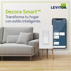 Tu Hogar Más Inteligente que Nunca: Descubre el Poder con Decora Smart de Leviton Experimenta un nivel superior de comodidad y control en tu hogar con la familia Decora Smart de Leviton. Desde el ajuste de luces hasta la gestión de dispositivos, cada detalle está diseñado para integrarse perfectamente en tu estilo de vida. ¡Haz que la tecnología trabaje para ti con Decora Smart! Descubre hoy cómo potenciar tu hogar. | Leviton Latinoamérica