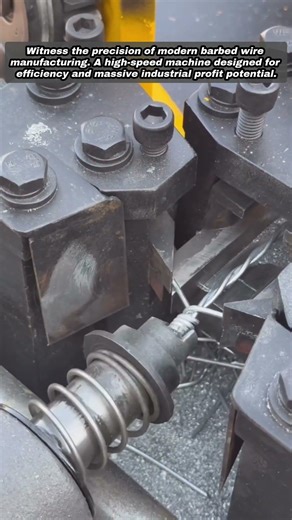 Automatic Barbed Wire Making Machine For High Speed Production