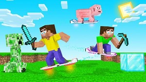 MINECRAFT But We Can't LEAVE Our HOVERBOARDS! (challenge) | Crainer